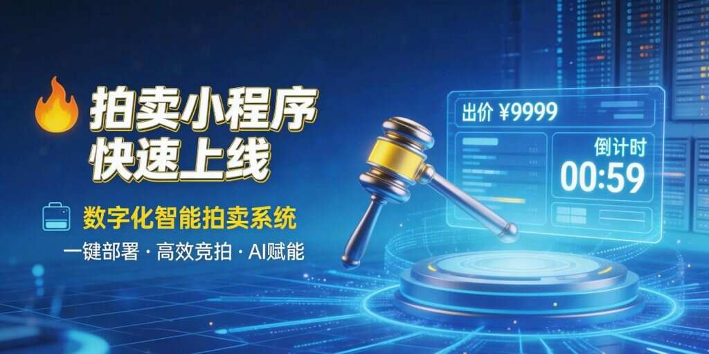 拍卖小程序实时竞价功能实现原理与技术方案插图