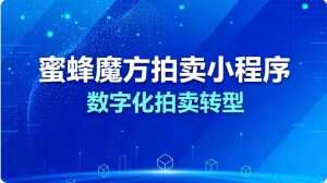 蜜蜂魔方拍卖小程序怎么开发？完整流程一次讲清
