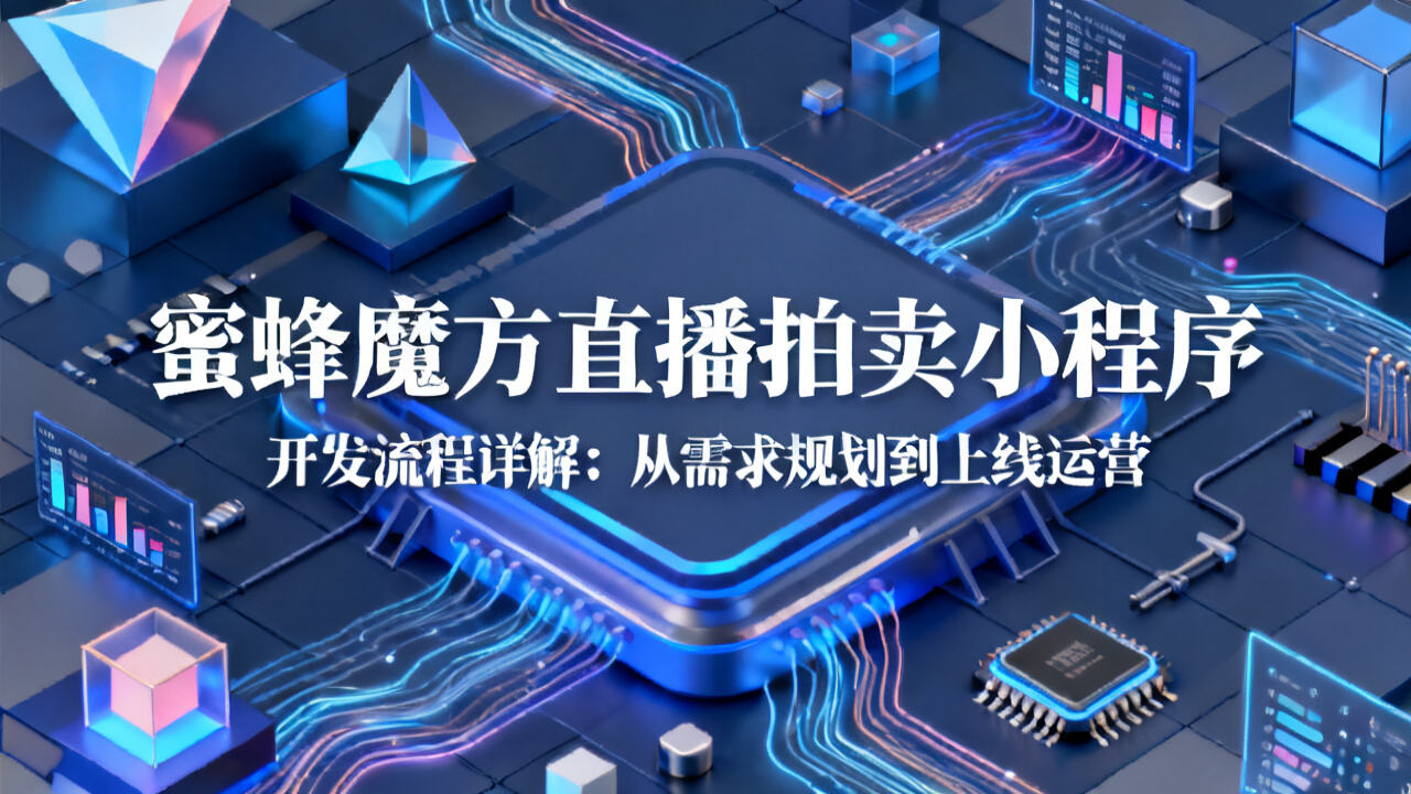 蜜蜂魔方直播拍卖小程序开发流程详解：从需求规划到上线运营